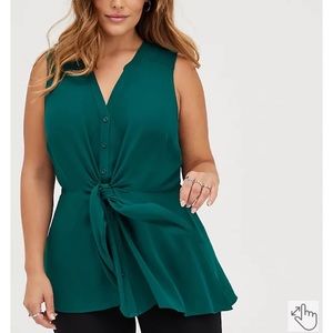 NWT Torrid Peplum Blouse
